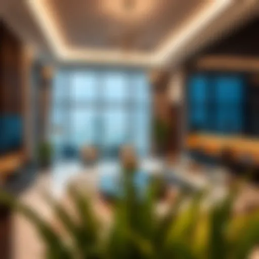 Luxury apartment showcasing modern design and elegance