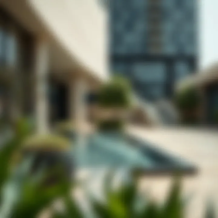 Sustainable building features reflecting eco-friendly practices