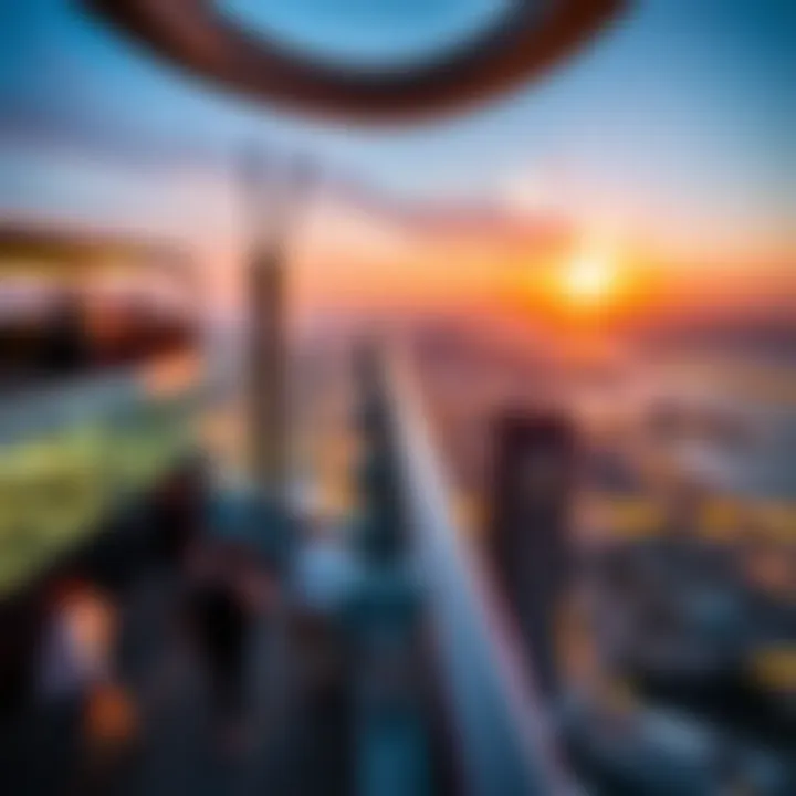 The View observation deck offering panoramic views of Dubai