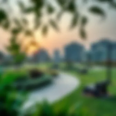 Family-friendly community park in Jumeirah