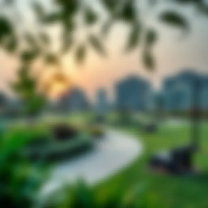 Family-friendly community park in Jumeirah