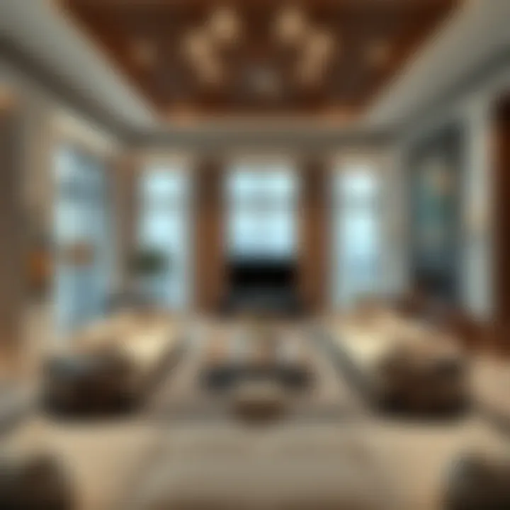 Interior design of Rahaba Residence highlighting elegant living space