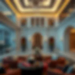 Stunning architectural design of Rashidiya Villa