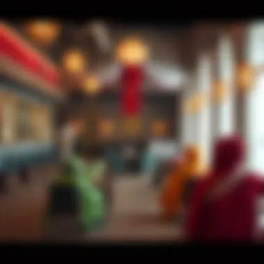 A cultural venue showcasing traditional art and performances