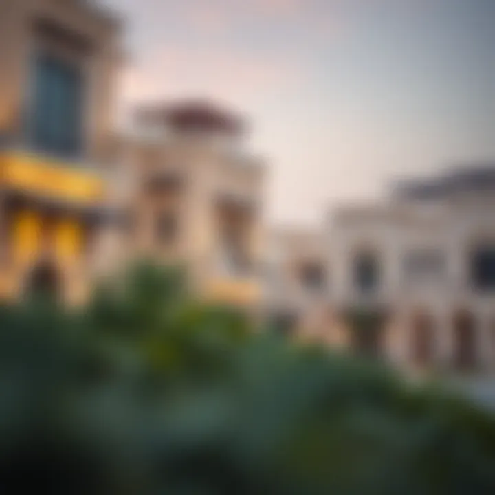 Residential properties showcasing various architectural styles in Remraam