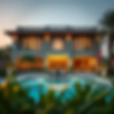 Luxurious villa exterior in Mohammed Bin Zayed City