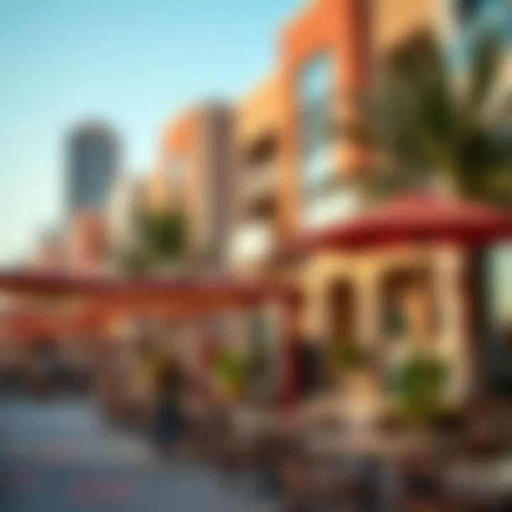 Vibrant community spaces in Dubai promoting lifestyle and leisure