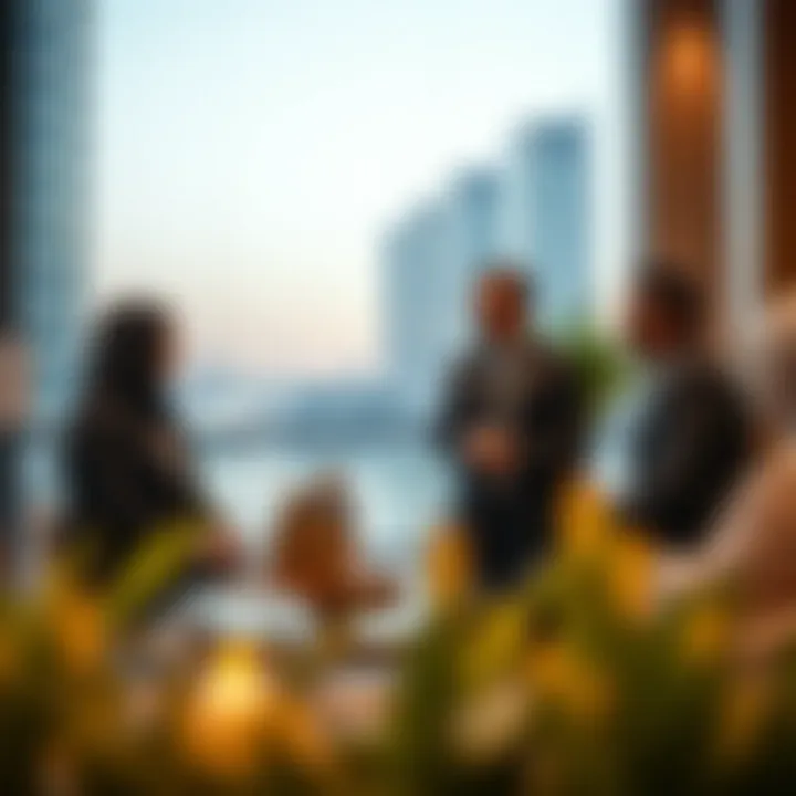 Real estate agents discussing potential investment opportunities