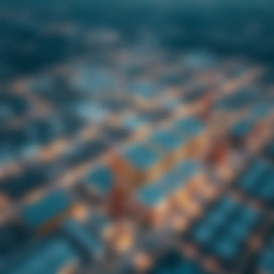 Aerial view of Sharjah Industrial Area 6 showcasing its strategic layout