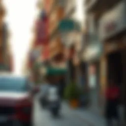 Vibrant streets of Deira showcasing retail opportunities