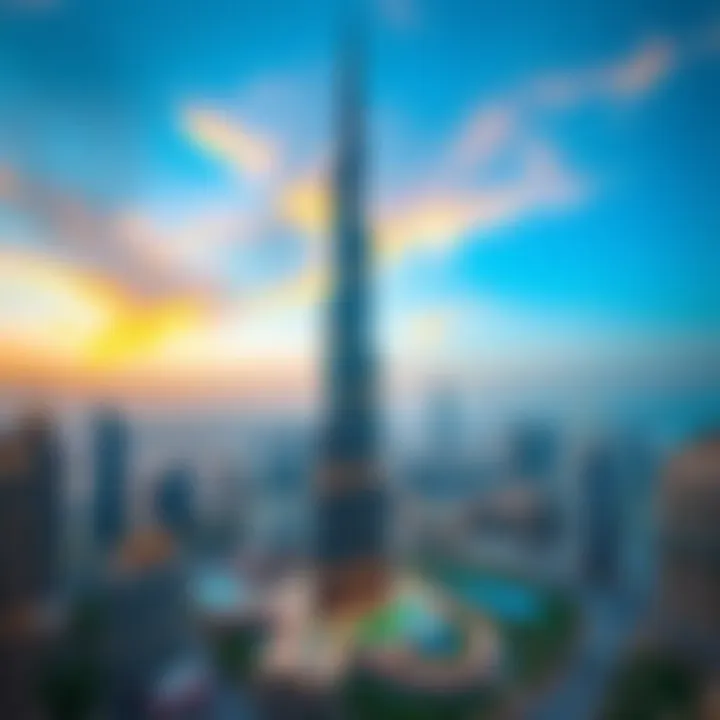 A panoramic view of Dubai Silicon Oasis highlighting SIT Tower