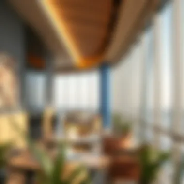 Architectural details of Skyline 12 Majan