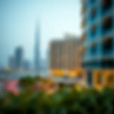 Prime location showcasing SLS Residence and Dubai skyline