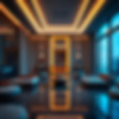 Interior design showcasing luxury amenities in Sondos Tower