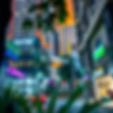 Dynamic neighborhood surrounding Tecom 2 Building