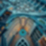 Aerial view of Address Dubai Mall showcasing its grandeur