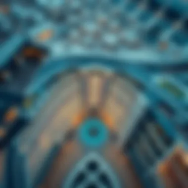 Aerial View of Address Dubai Mall Aerial view of Address Dubai Mall showcasing its grandeur