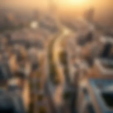 Aerial view of Dubai's emerging luxury neighborhoods