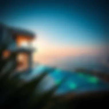 Stunning view of a luxury villa in Dubai