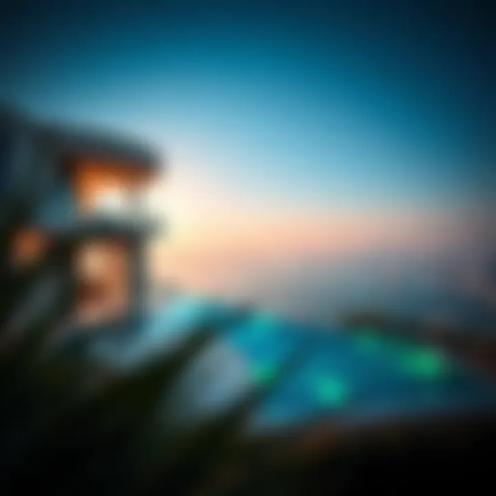 Stunning view of a luxury villa in Dubai