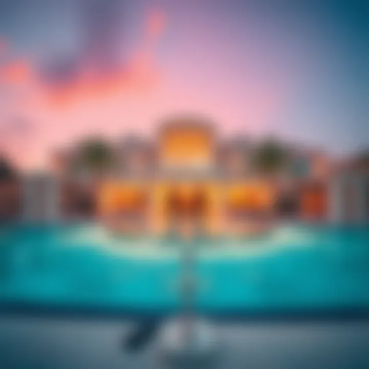 Luxury villas in the Palm Jumeirah showcasing opulence