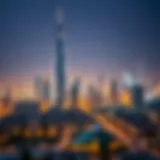 Stunning skyline of Dubai showcasing luxury real estate