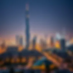 Stunning skyline of Dubai showcasing luxury real estate