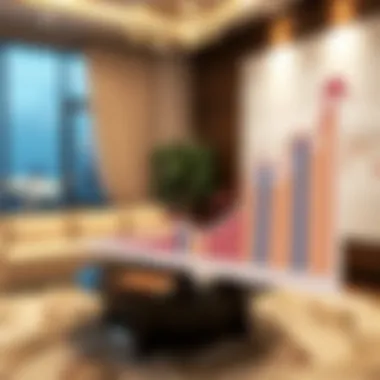 Real estate market trends graph in Dubai