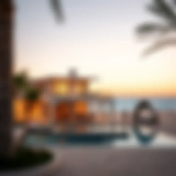 Beachfront Holiday Home in Dubai Scenic beachfront property showcasing Dubai's holiday homes