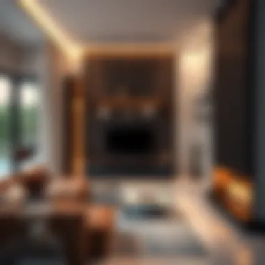 Modern Interior of Dubai Holiday Home Interior design of a modern holiday home in Dubai