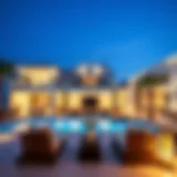 Stunning view of a luxury holiday home in Dubai