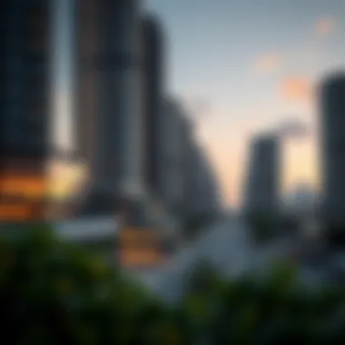 Future Developments Near Dip Metro Station Render of future developments planned near Dip Metro Station