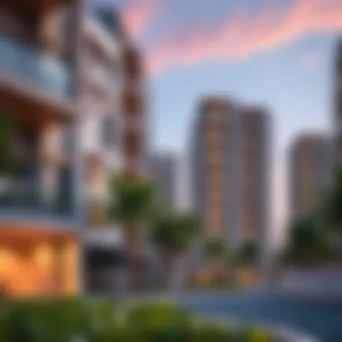 Modern residential complexes in Deira South