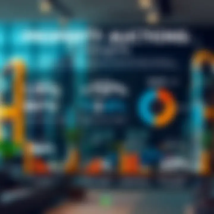 Infographic illustrating key statistics about property auctions in Dubai