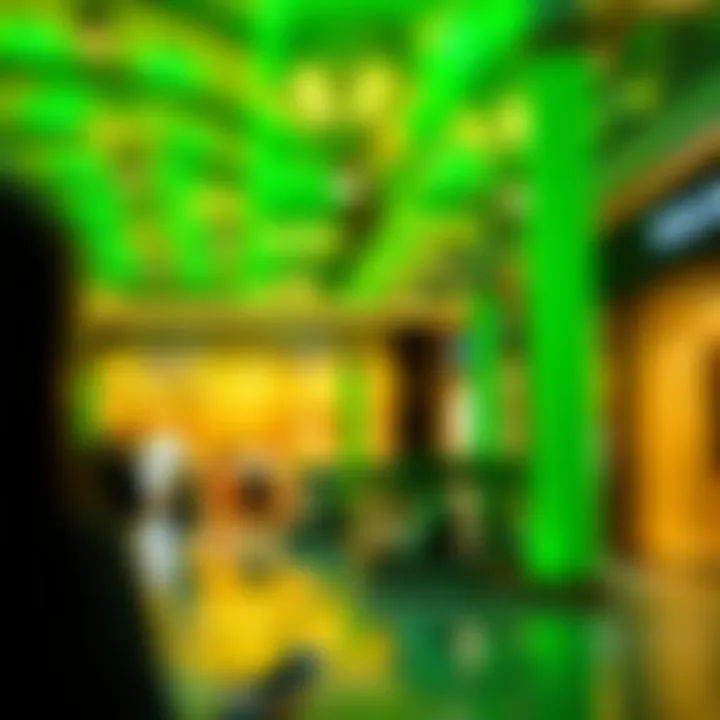 Interactive technology installations enhancing the shopping experience in Dubai