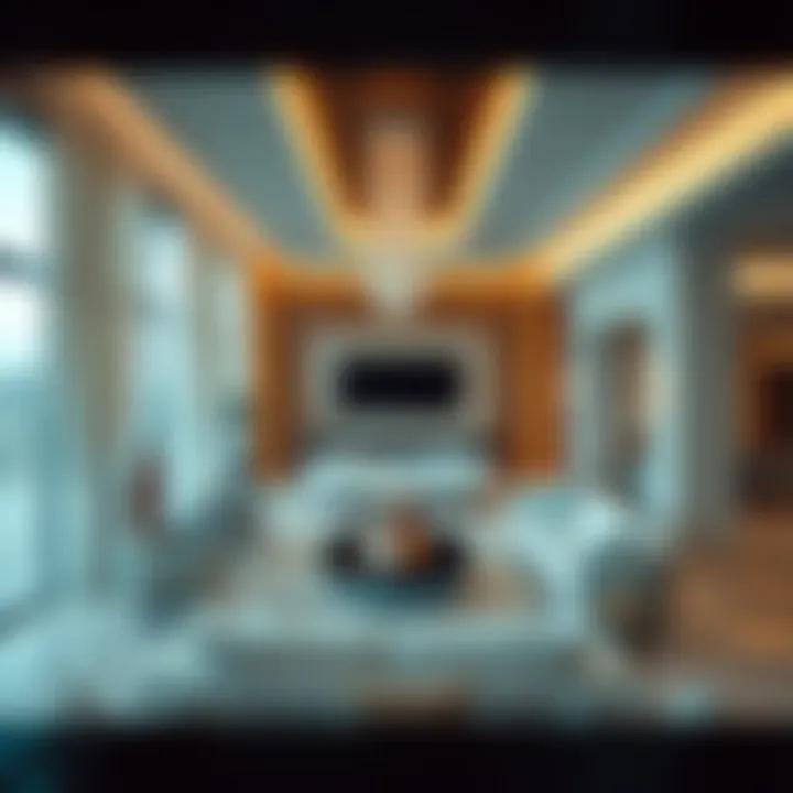 Luxurious interiors of ISCC Khalifa highlighting modern design elements