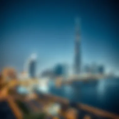 Dubai Skyline: A Testament to Growth A skyline view of modern Dubai showcasing growth and real estate potential.