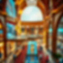 A beautiful view of the Ibn Battuta Mall reflecting the essence of cultural diversity.