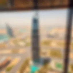 Aerial view of I-Rise Tower showcasing the surrounding landscape