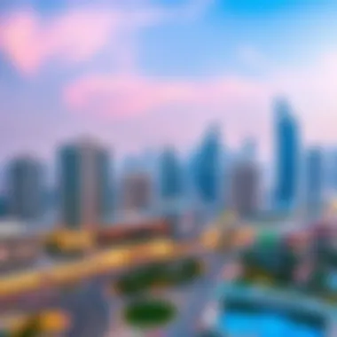 Liwan Skyline with Modern Architecture A captivating skyline view of Liwan showcasing modern architecture