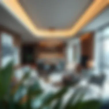 Interior view of One Zabeel illustrating luxury living spaces