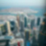 Aerial view of Dubai's skyline showcasing modern architecture