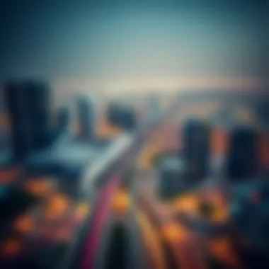 Panoramic view of Sharjah Safe Zone showcasing modern infrastructure