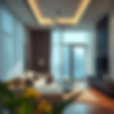 Interior design of a modern Dubai apartment