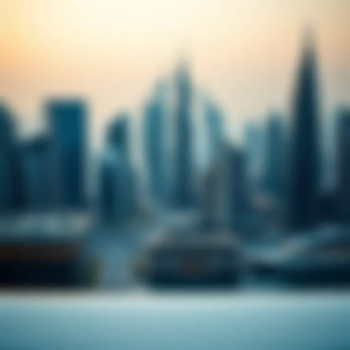A panoramic view of Dubai's skyline showcasing modern architecture