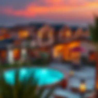 Community Features in Al-Qurayn Panoramic view of Al-Qurayn neighborhood showcasing community features