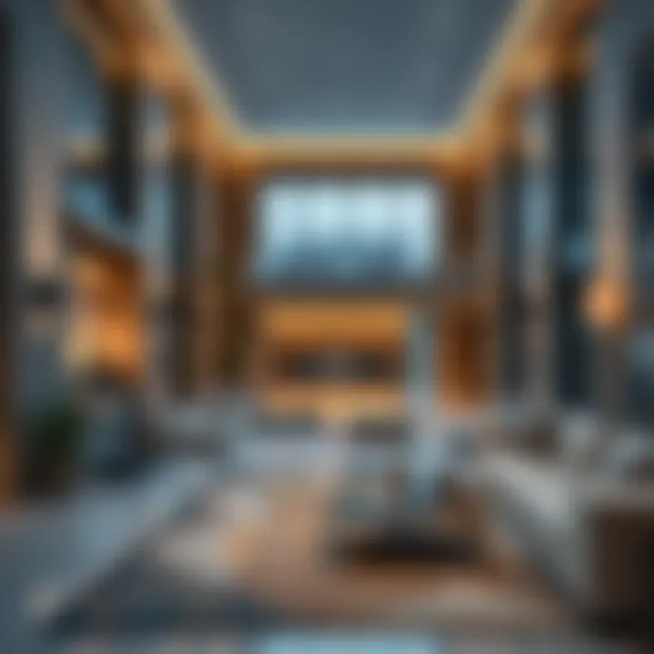 Luxurious amenities within Vista Tower's interior