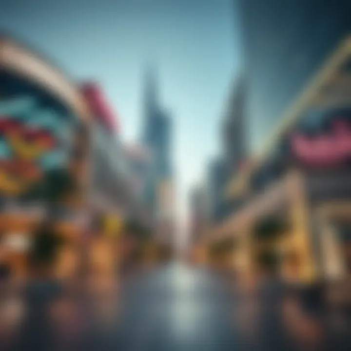 Vibrant commercial hub in Zabeel with modern design