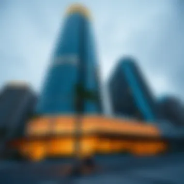 Impressive exterior view of Grosvenor Tower