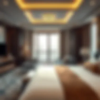 Luxury Hotel Room in Dubai Luxury hotel room in Dubai showcasing modern design